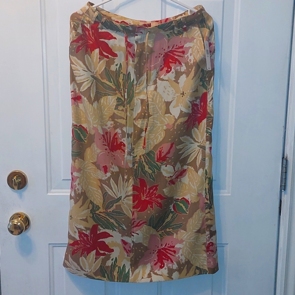 Kate Hill For Lord & Taylor Floral Skirt